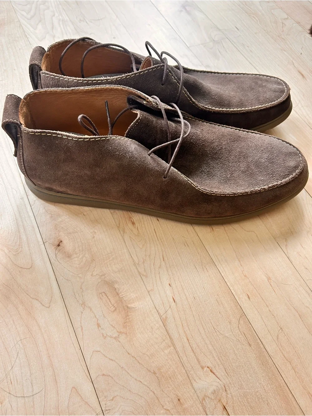 Johnnie-O Brown Suede Malibu Chukka Boots